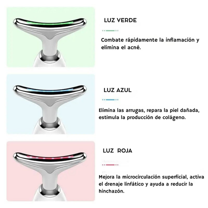 Escultor facial LED 3 en 1